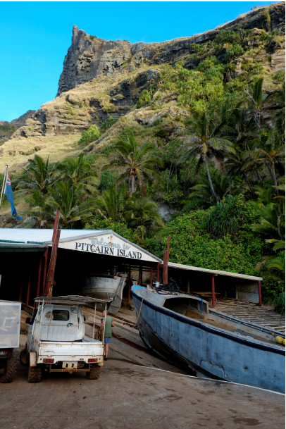 Photo: The Landing, Pitcairn Island. © 2016 Joshua Nash